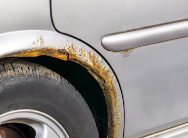 rust on car